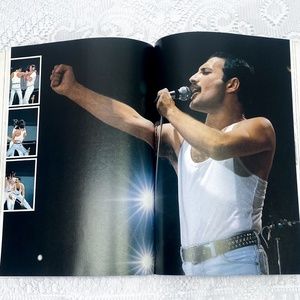 Official Live Aid Book Bob Geldof 1985 Concert Book 80s Artists Queen Santana